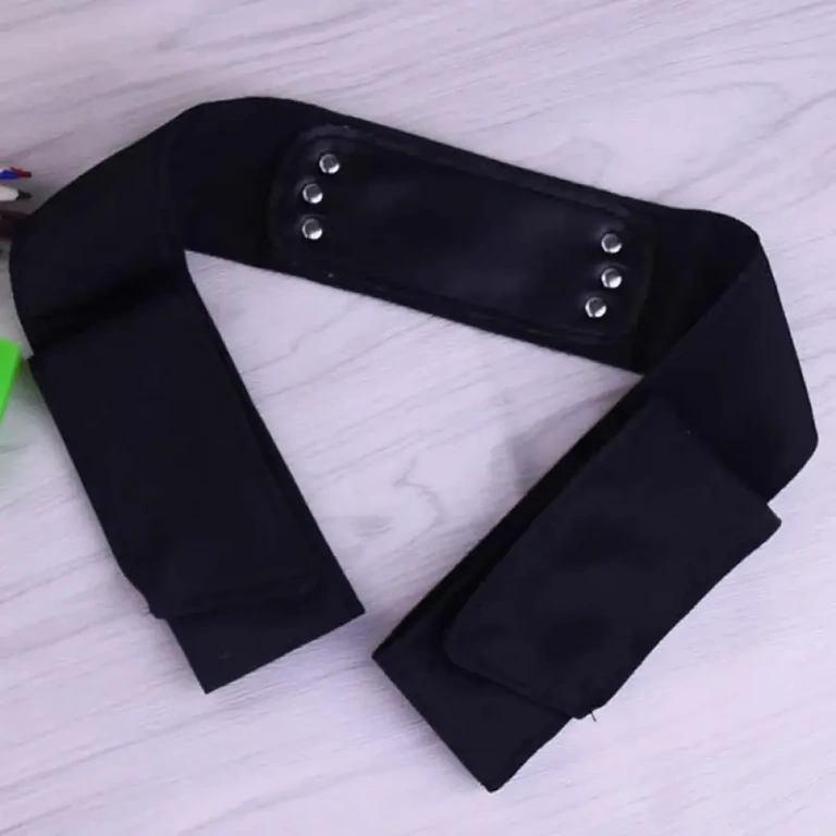 Μπαντάνα νίντζα Naruto με μεταλλικό σχέδιο και λογότυπο Naruto