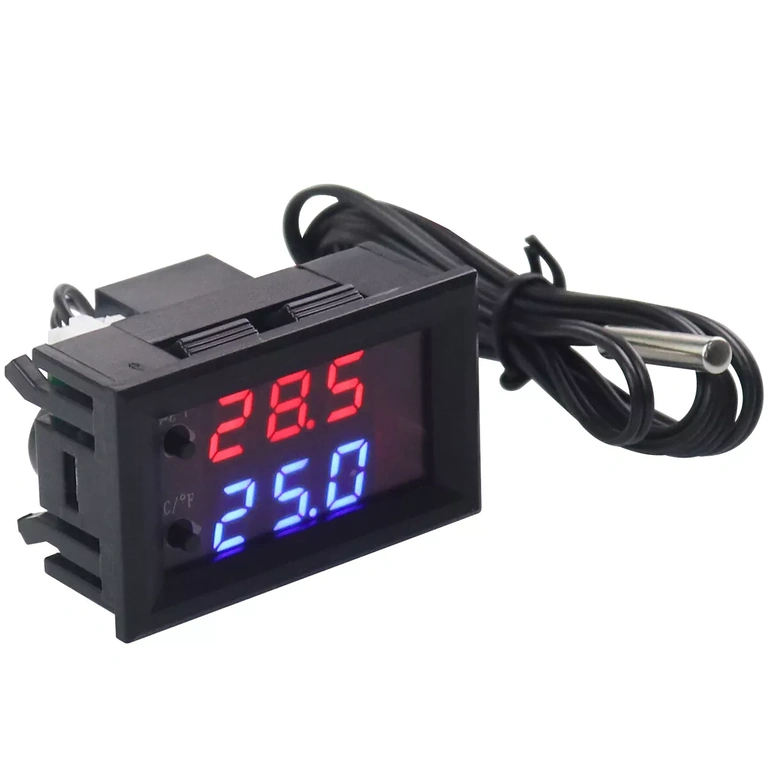 Θερμοστάτης με αισθητήρα θερμοκρασίας NTC βυθιζόμενο και καλώδιο 40cm