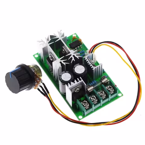 Controller Ρύθμισης Στροφών Ηλεκτροκινητήρα DC 12V 24V 60V PWM | Ρυθμιστής Ταχύτητας Ρεύματος 20A 1200W