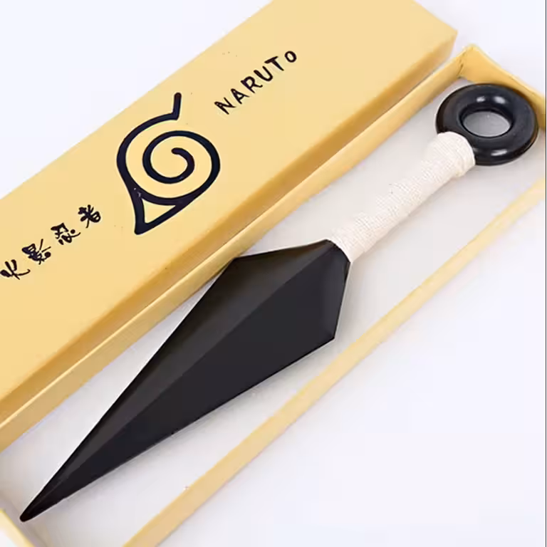 Μαχαίρι Ninja Kunai Naruto – Αντίγραφο Πλαστικό ABS 1:1 για Fans Anime