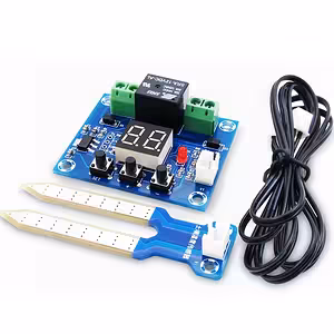 Module Αισθητήρα Υγρασίας Εδάφους με Ρελέ 12V – Αυτόματος Ελεγκτής Ποτίσματος Κήπου / Θερμοκηπίου