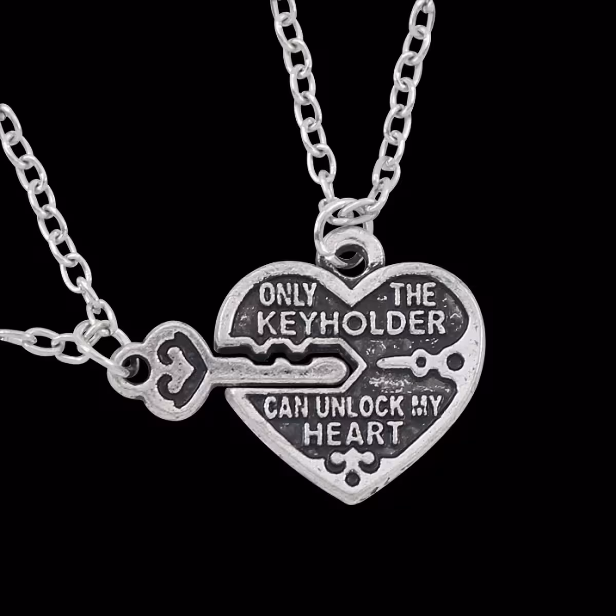 Κολιέ φιλίας με κλειδί και καρδιά για καλύτερους φίλους