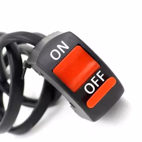 Διακόπτης Τιμονιού ON/OFF 12V–48V για Μοτο, Ποδήλατο, Σκούτερ, ATV
