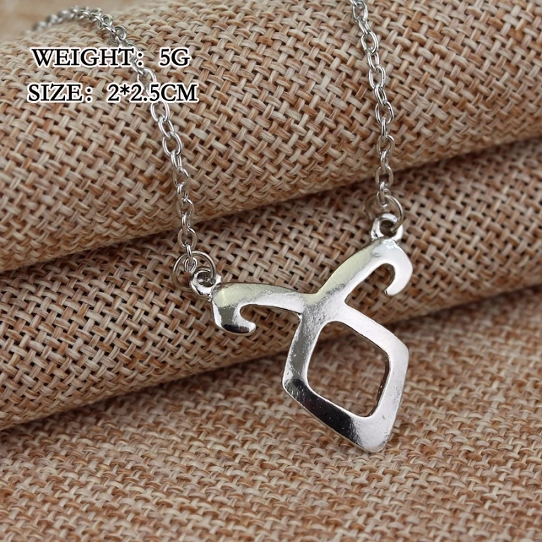 Φανταστικό κολιέ άγγελος – Shadowhunters Ασημένιο φανταστικό κόσμημα εμπνευσμένο από Shadowhunters και City of Bones