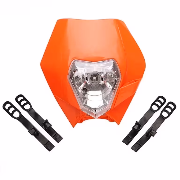 Μάσκα Προσώπου Φανού Moto Universal Enduro Cross KTM Supermoto Street Fighter Naked – 12V 35W