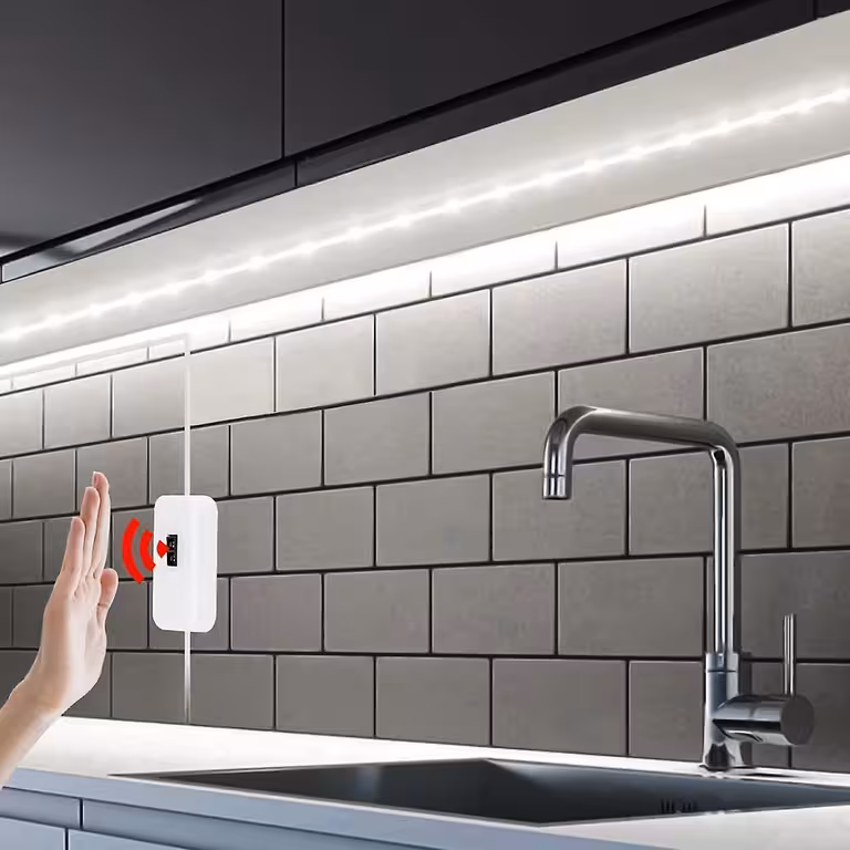 LED Ταινία Ψυχρό Λευκό 3m με Αισθητήρα Κίνησης USB 5V για Κουζίνα και Μπάνιο