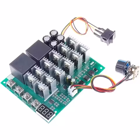 Ψηφιακός PWM Controller Ταχύτητας Motor DC 60A 100A 12V-55V | Ρυθμιστής Στροφών DC και HHO Generator