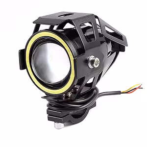 LED Προβολέας Moto U7 Angel Eyes – Universal Φανοί 12–85V για Μοτοσικλέτα, ATV, Ηλεκτρικό Σκούτερ