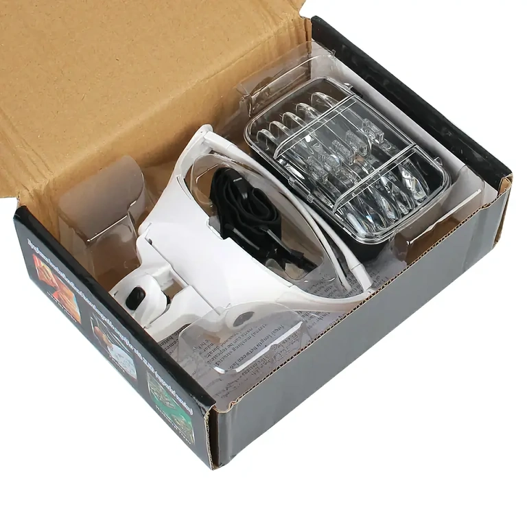 Μεγεθυντικά γυαλιά για χόμπι και χειροτεχνία Γυαλιά με LED για χειροτεχνία, ζωγραφική, μοντελισμό, ραπτική