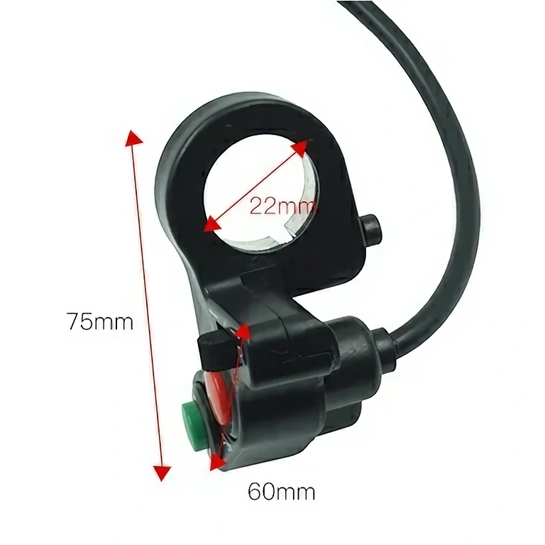 Ηλεκτρικός διακόπτης για ενεργοποίηση φώτων και κόρνας μοτοσυκλέτας