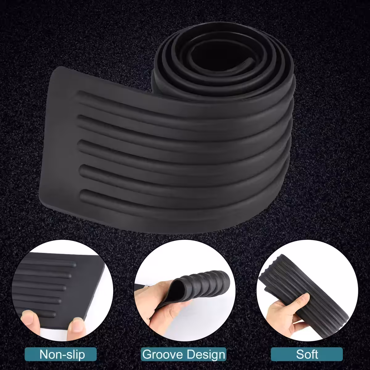 Αξεσουάρ από ελαστικό κατά των γρατζουνιών για μπάρα αυτοκινήτου