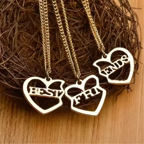 Σετ 3 Αλυσίδες BFF Παιδικές – Κολιέ 3 σε 1 Best Friends Forever