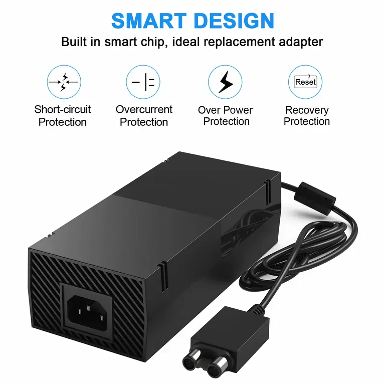 Φορτιστής Xbox ONE 12V 17.9A 220W Τροφοδοσία Xbox ONE, ιδανική για αντικατάσταση