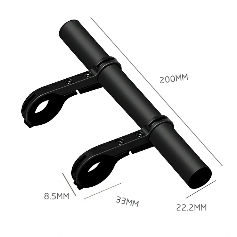 Επέκταση τιμονιού ποδηλάτου από αλουμίνιο – γρήγορη τοποθέτηση Μπάρα επέκτασης τιμονιού ποδηλάτου – ελαφριά και ανθεκτική