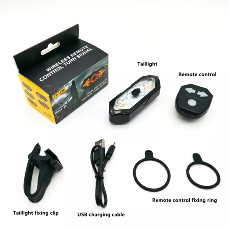 Δείκτης αριστερά/δεξιά με τροφοδοσία USB για ποδήλατο