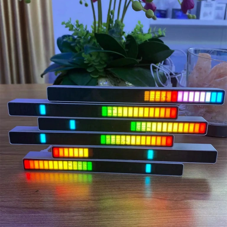 RGB LED μπάρα για εσωτερικό χώρο με φωτισμό ανάλογα με τον ήχο