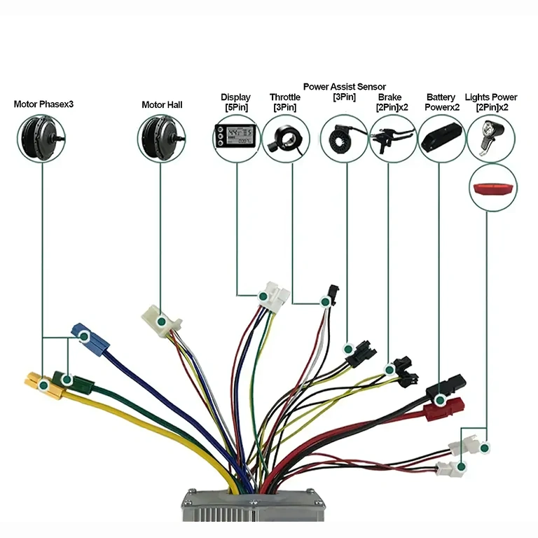 Controller 48V για ηλεκτρικό πατίνι Controller συμβατός με μπαταρίες 48V για πατίνια