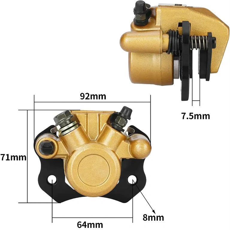 Universal δαγκάνα δίσκου ATV για 50cc–250cc