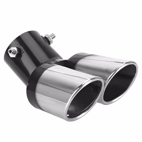 Διακοσμητική Εξάτμιση Διπλή Inox Universal – Συμβατό BMW, Audi, VW