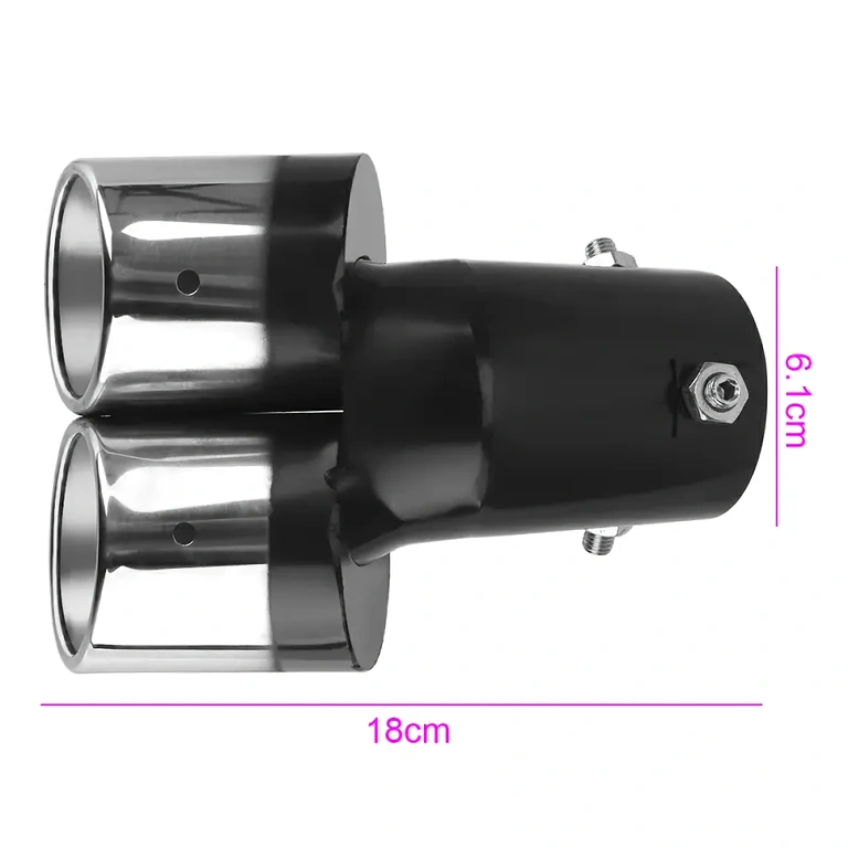 Αξεσουάρ σπορ για διπλή εξάτμιση αυτοκινήτου