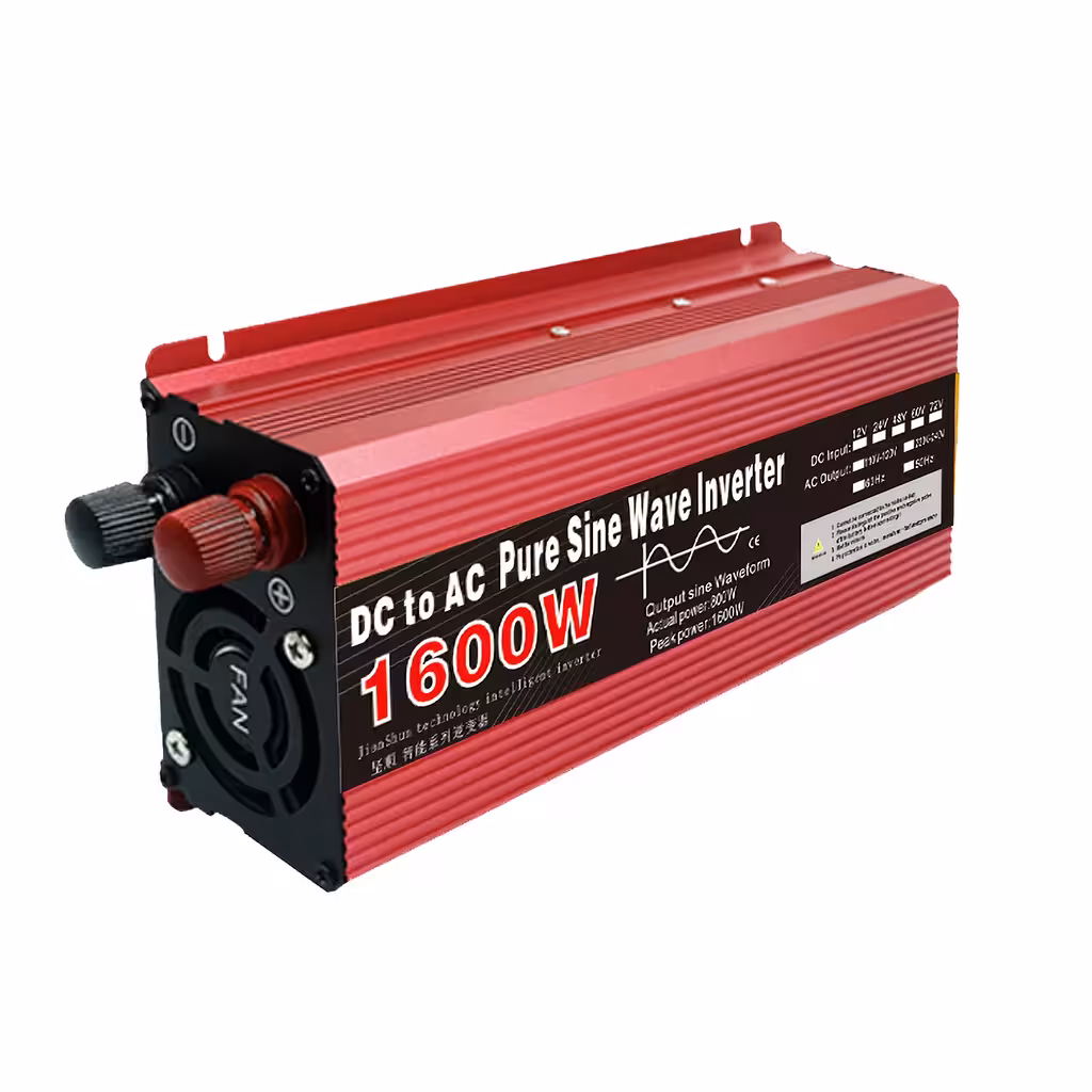 Invertor 1600W Καθαρό Ημιτονοειδές 12V σε 220V – Συνεχής Ισχύς 800W