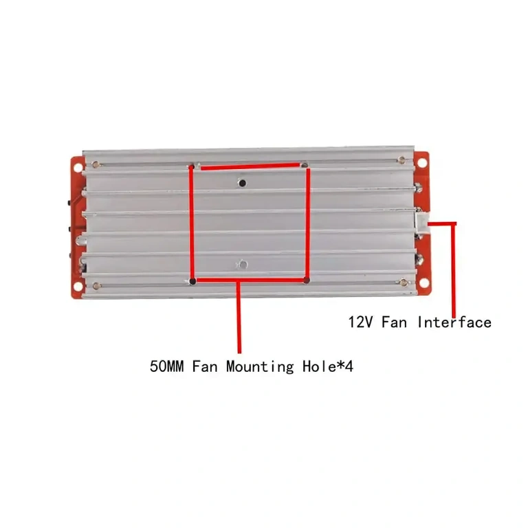 Μονάδα boost με ψύκτρα για αποδοτική ψύξη DC-DC μετατροπέας με ενεργή διάχυση, κατάλληλος για συνεχείς εφαρμογές