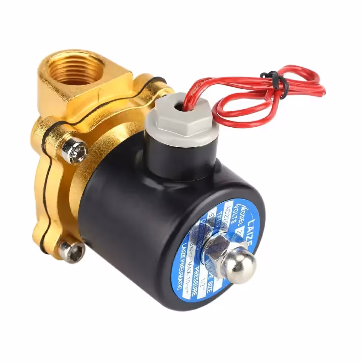 Ηλεκτροβαλβίδα 220V με σφράγιση NBR για νερό, αέρα και μη διαβρωτικά υγρά