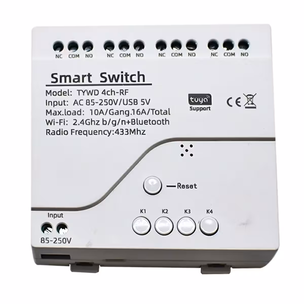 Έξυπνο Ρελέ WiFi 4 Καναλιών – Smart Switch Tuya 220V με Απομακρυσμένο Έλεγχο - Image 2