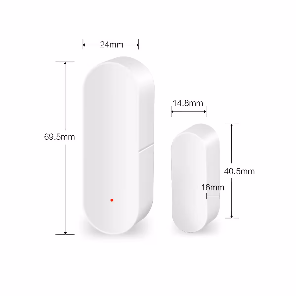 Διαστάσεις και τεχνικές προδιαγραφές αισθητήρα Tuya