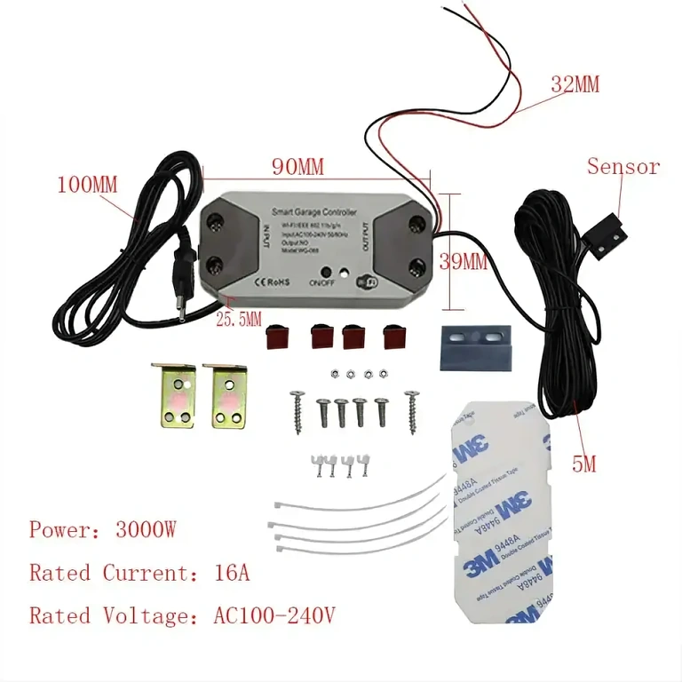 Tuya module για συρόμενη πόρτα, με προγραμματισμό και έξυπνες ειδοποιήσεις