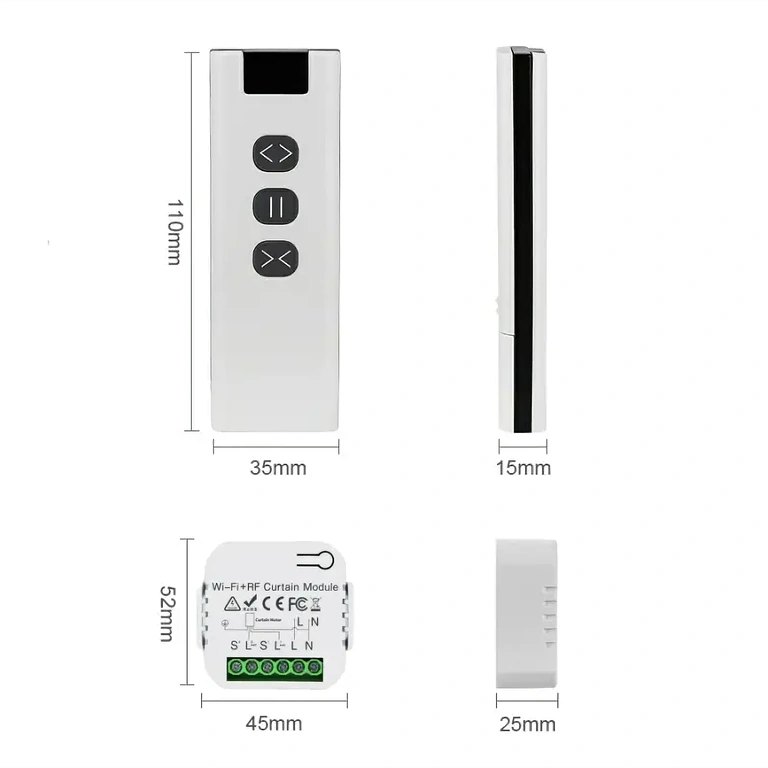 Όλα τα εξαρτήματα του σετ: controller, τηλεχειριστήριο και βάση