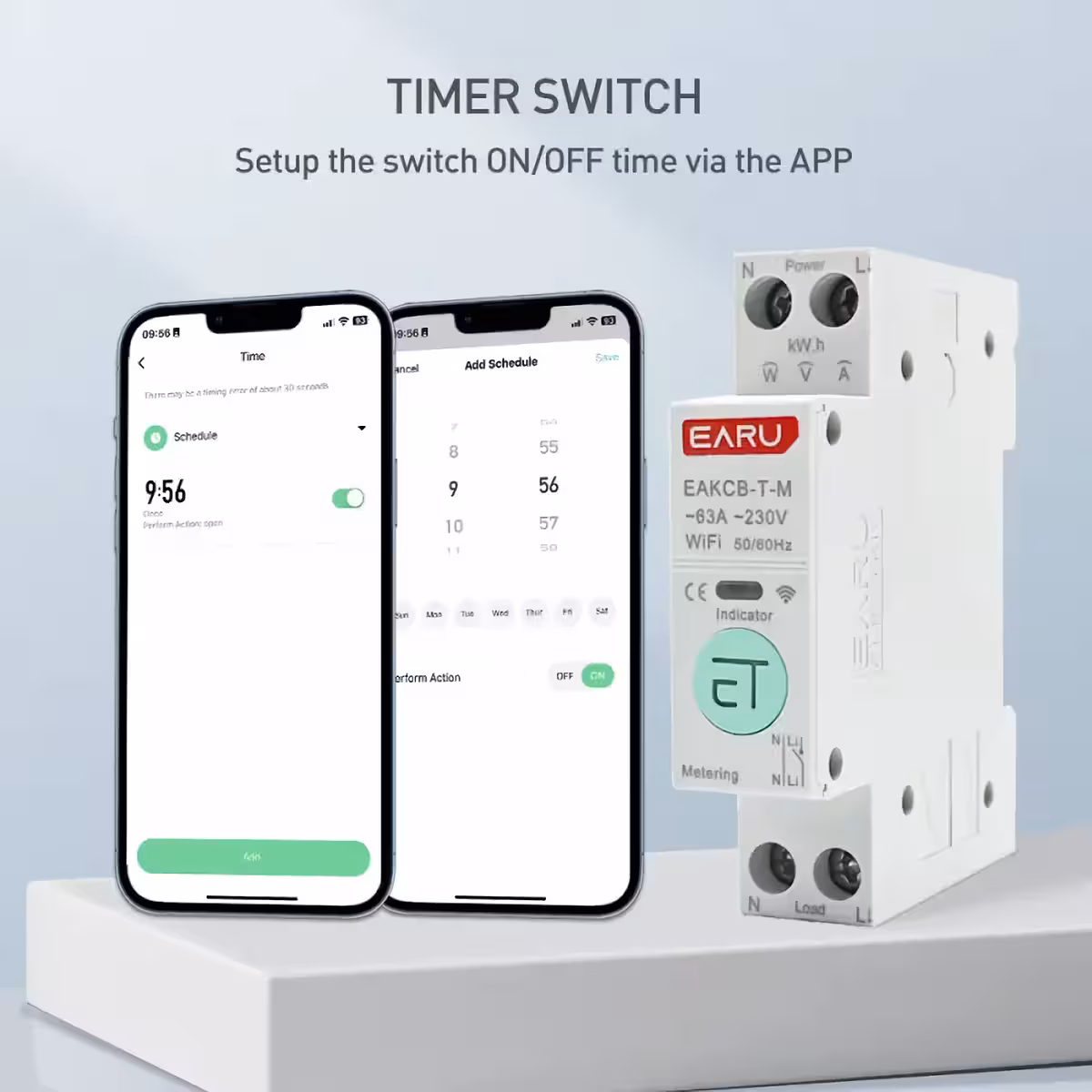 Διεπαφή Tuya εφαρμογής για ρύθμιση ορίων τάσης και ρεύματος