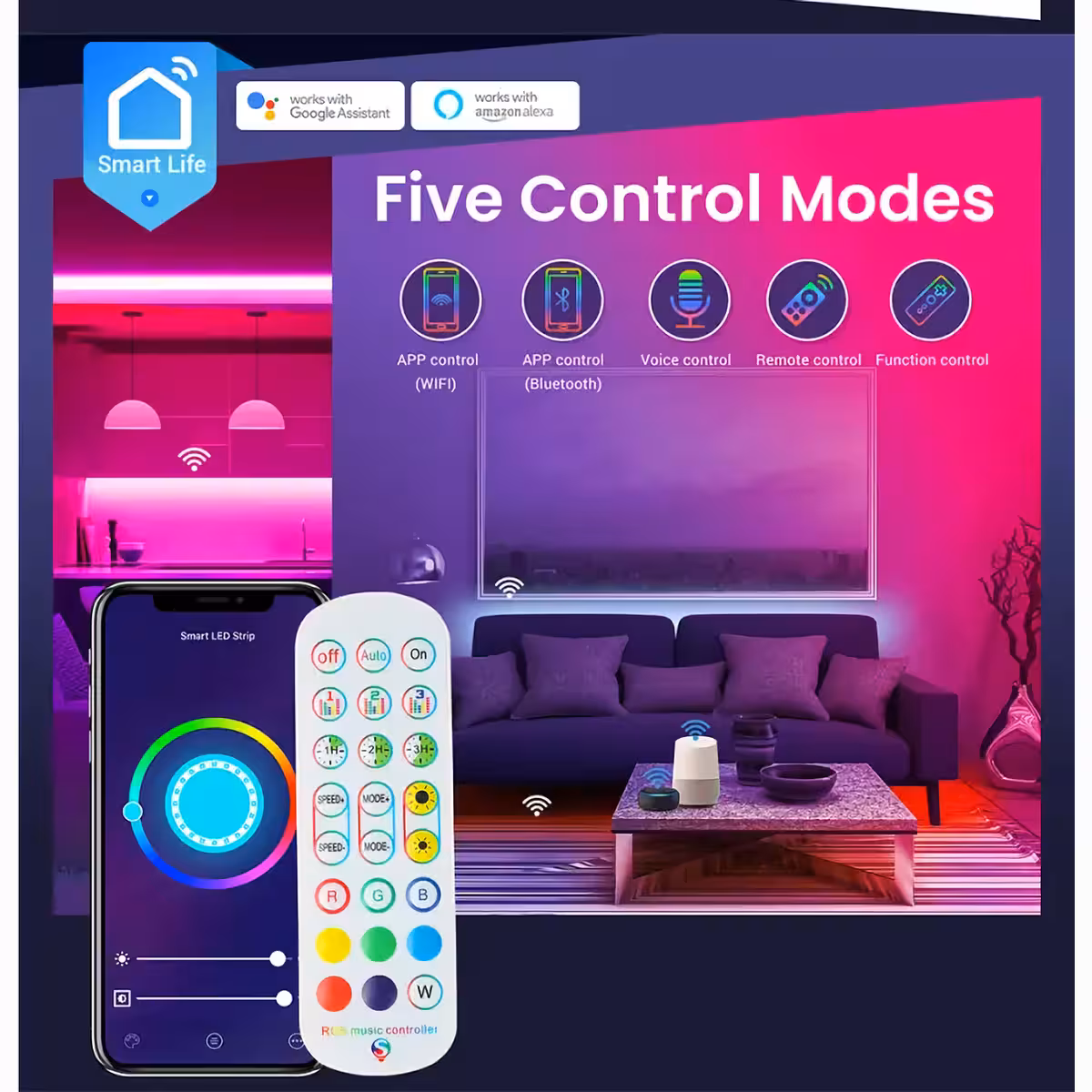 Συσκευή με σύνδεση WiFi 2.4GHz για εύκολο έλεγχο