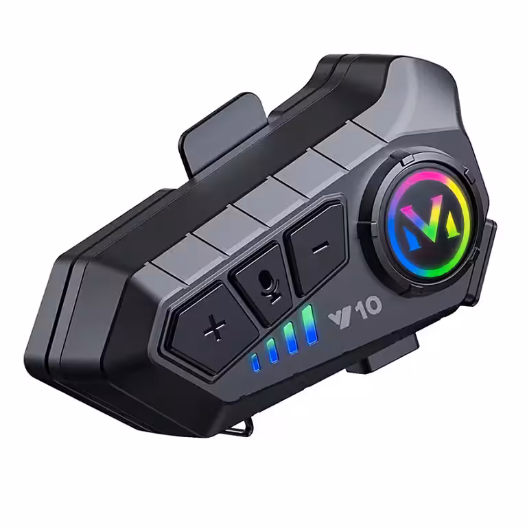 Intercom Bluetooth 5.3 για Κράνος Μοτοσικλέτας με Μπαταρία 1000mAh και Εκτεταμένη Αυτονομία