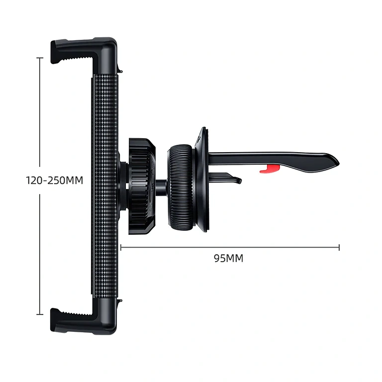Συμπαγές και ελαφρύ στήριγμα tablet, στερεωμένο σε αεραγωγό