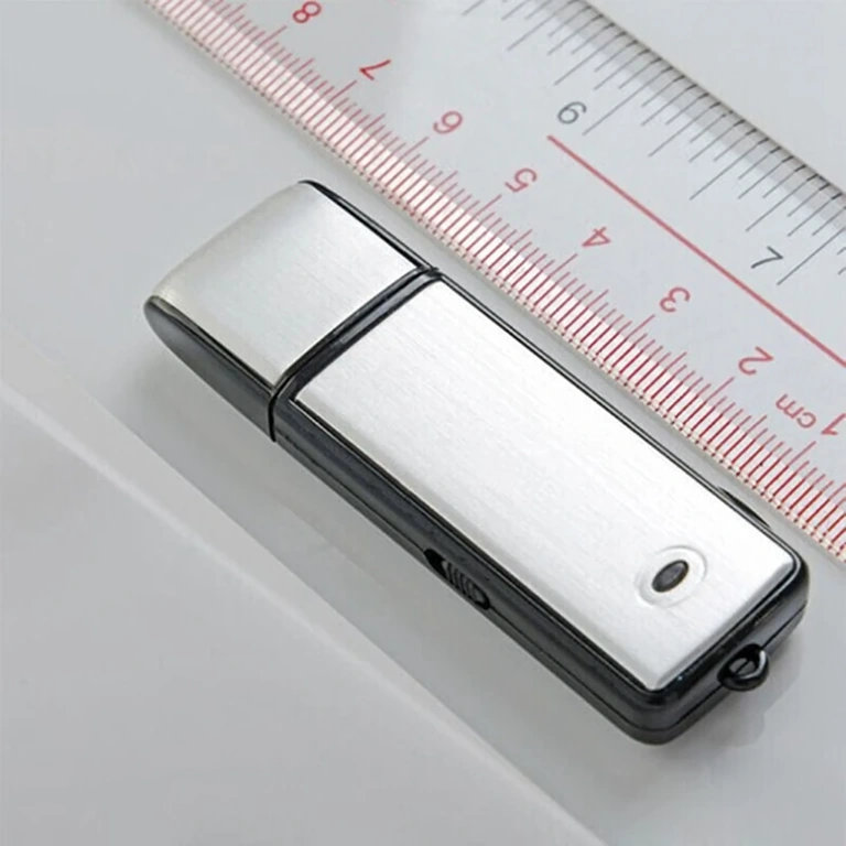 Διακριτικό USB stick με αόρατο LED δείκτη για ηχογραφήσεις