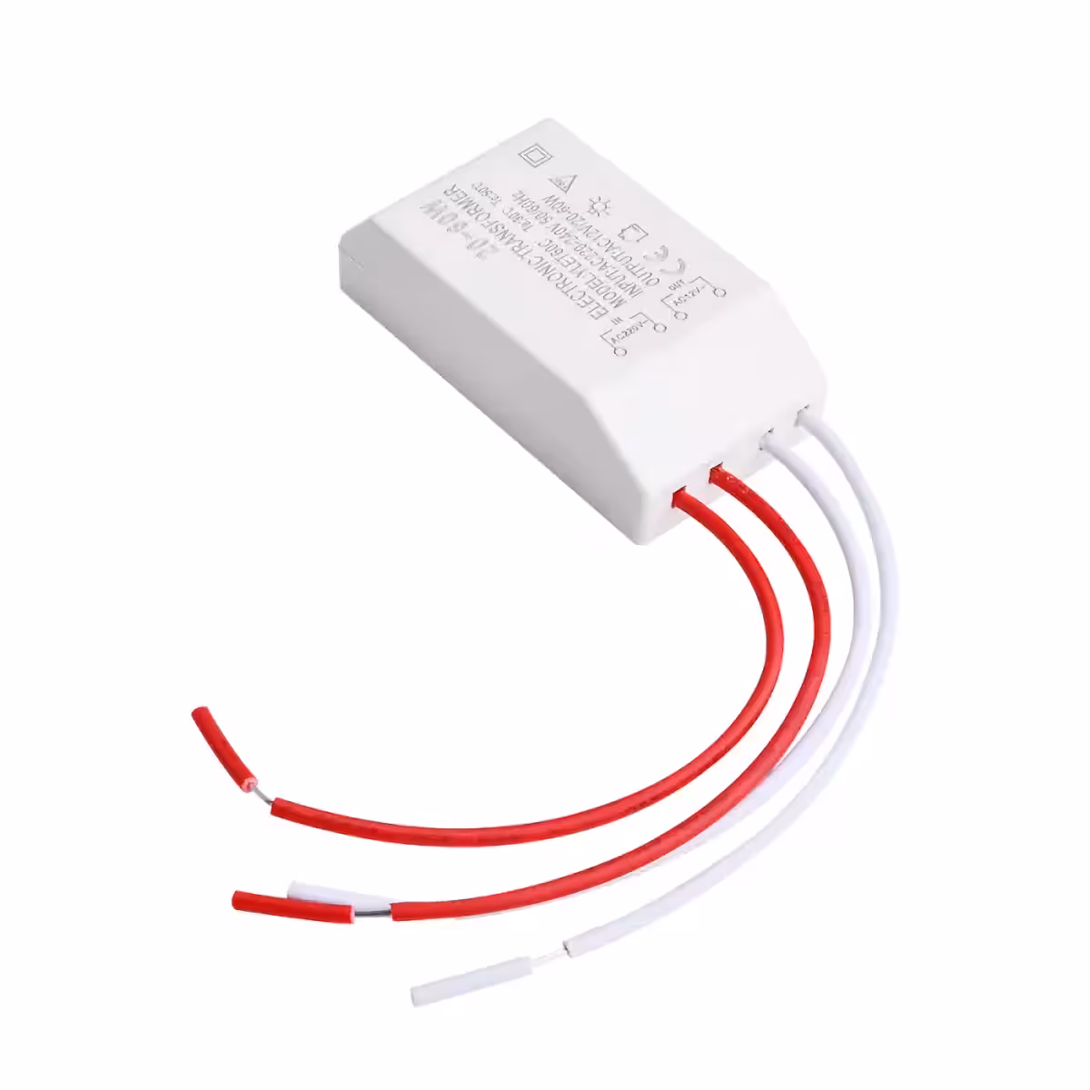 Μετασχηματιστής για λαμπτήρες αλογόνου με χαμηλή τάση 12V AC