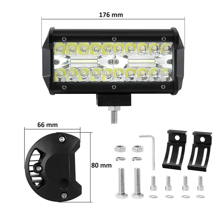 LED BAR προβολείς με φακό PMMA, ανθεκτικοί σε κρούση και φθορά