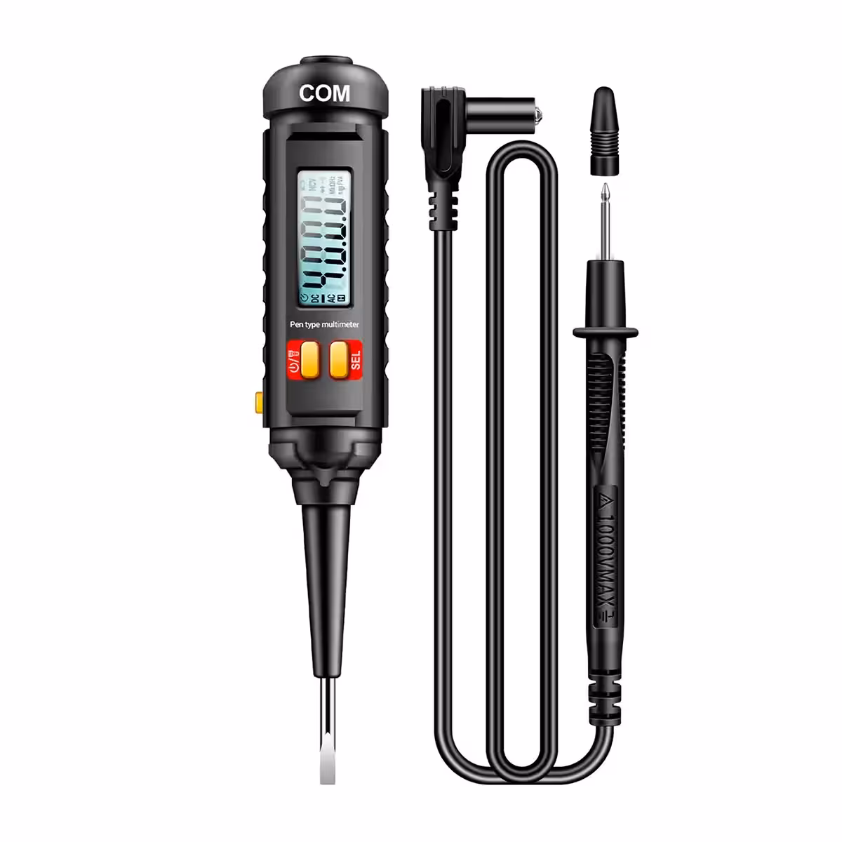 Δοκιμαστικό τάσης χρησιμοποιημένο σε μπαταρία αυτοκινήτου 12V