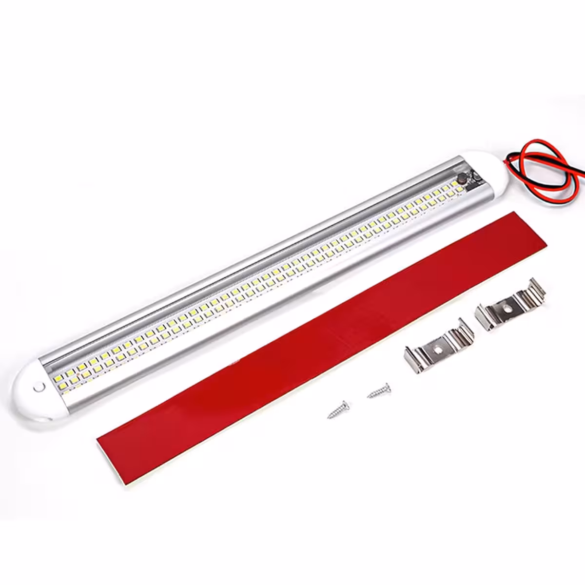 Τι περιλαμβάνει το πακέτο: λάμπα LED και τα παρελκόμενα για την εγκατάσταση