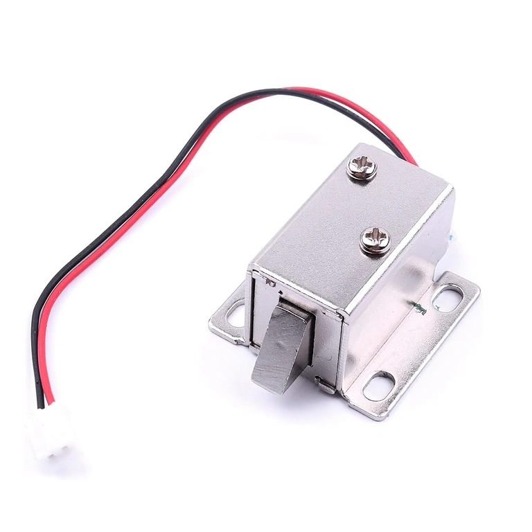 Ηλεκτρομαγνητική κλειδαριά 12V – εμπρόσθια όψη Εικόνα με την ηλεκτρομαγνητική κλειδαριά 12V από μπροστά