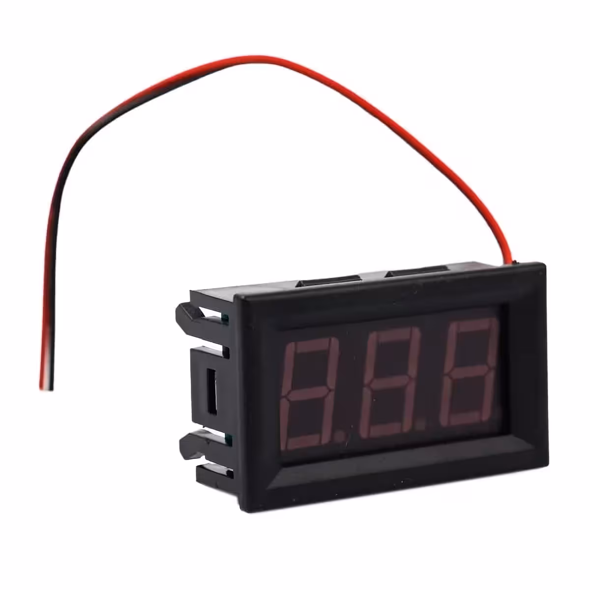 Ψηφιακό βολτόμετρο πάνελ 5V-120V σε κατάσταση απενεργοποίησης, χωρίς ενεργή οθόνη