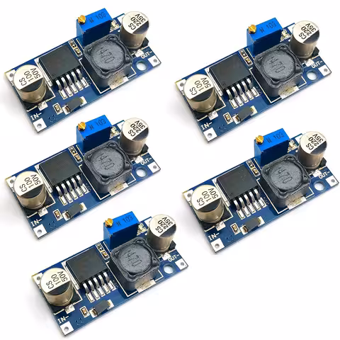 Σετ 5 Τεμαχίων: Module LM2596S DC-DC Step-Down 3A Ρυθμιζόμενος Μετατροπέας Τάσης Buck