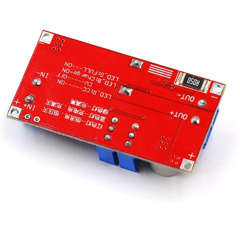 Ρυθμιζόμενος buck converter XL4015 – πίσω όψη