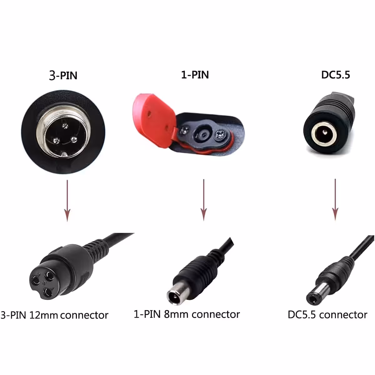 Φορτιστής 36V–42V 3A για πατίνια Xiaomi και Segway-Ninebot, ακροδέκτης ομοαξονικός 8mm