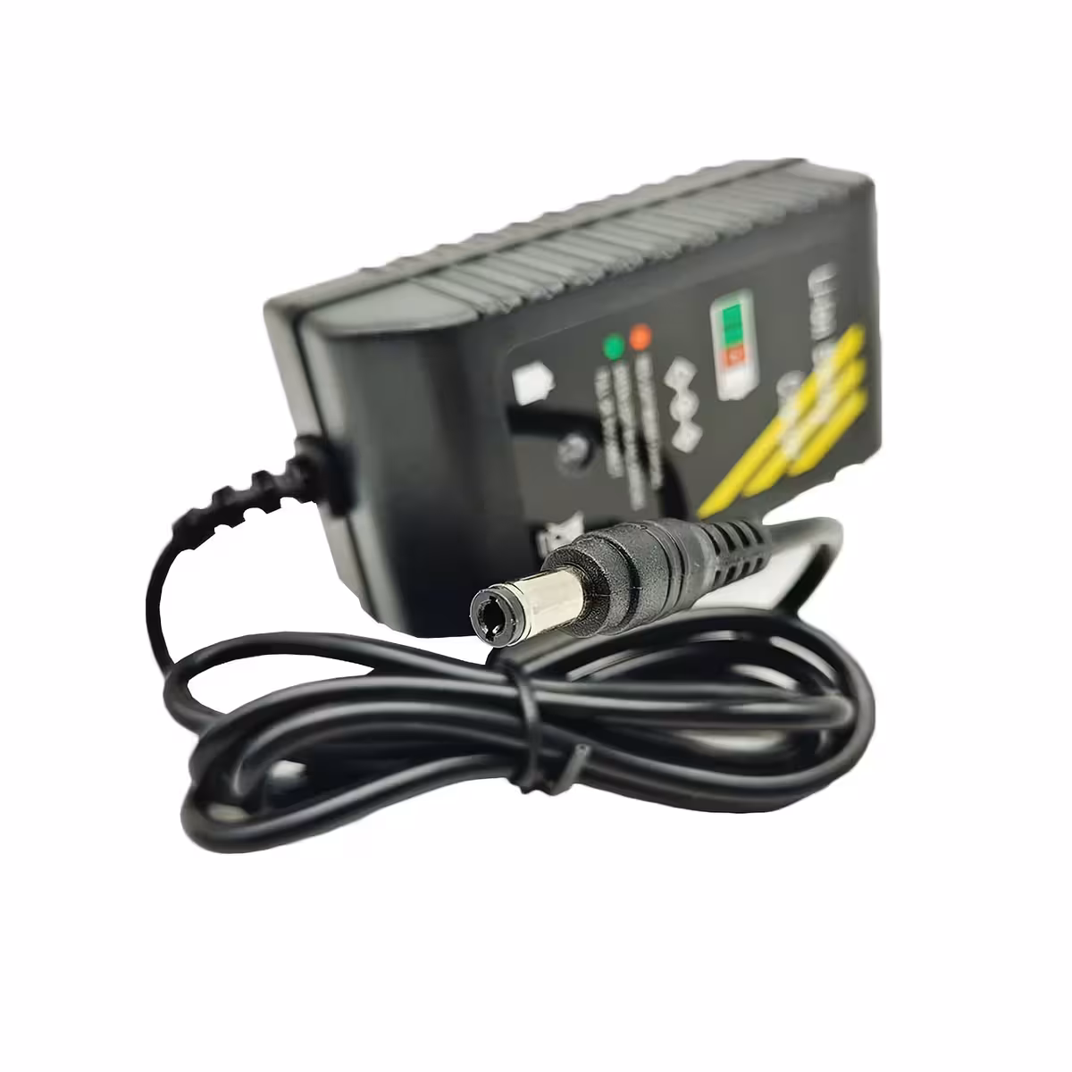 Φορτιστής 12,6V Li-Ion – πλευρική όψη, εύκολος στη χρήση και φορητός για μπαταρίες 10,8V με BMS 3S