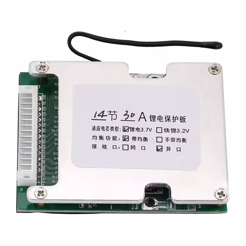 BMS 14S 52V 30A για μπαταρίες Li-Ion – προστασία και ισορροπία μπαταριών