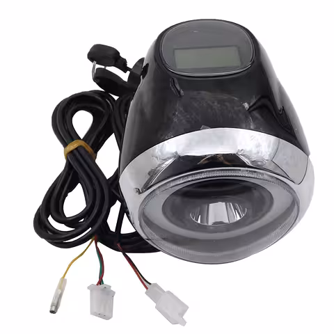 Φως ηλεκτρικού σκούτερ Citycoco Harley 60V με οθόνη LCD, LED φως και ηλεκτρικό διακόπτη