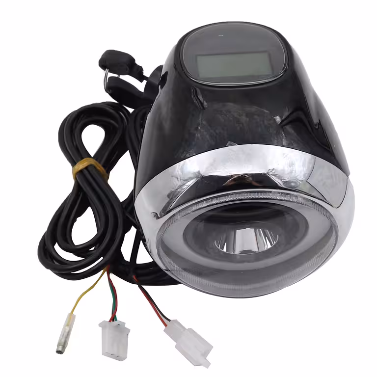 Φως ηλεκτρικού σκούτερ Citycoco Harley 60V με οθόνη LCD, LED φως και ηλεκτρικό διακόπτη