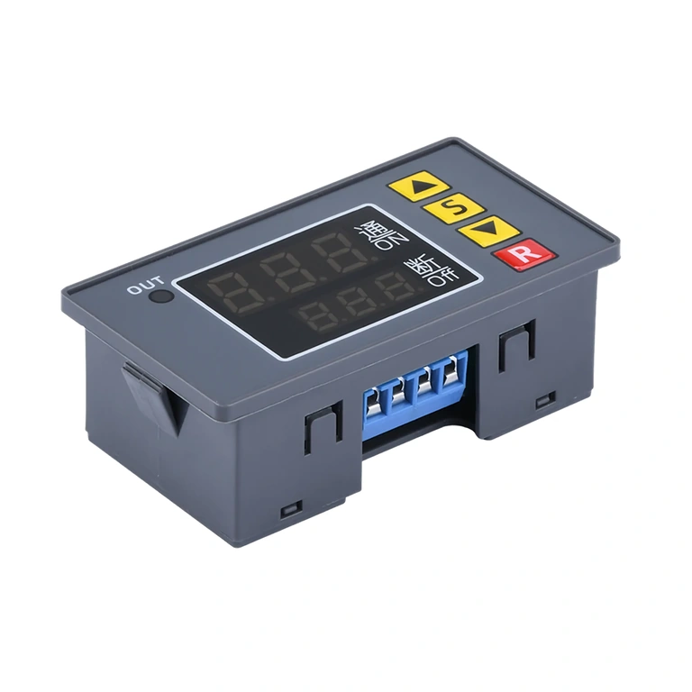 Κουμπιά «S», «▲», «▼» και «R» για ρύθμιση παραμέτρων χρονιστή